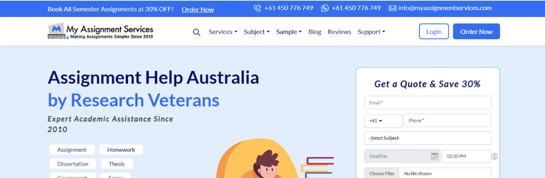 My Assignment Service Cover Image