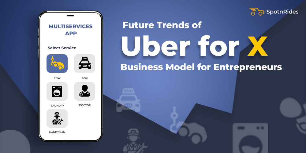 Future Trends of Uber for X Bu****ess Model for Entrepreneurs - SpotnRides - AI Powered Taxi Booking App