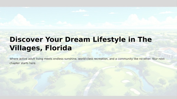 Discover Your Dream Lifestyle in The Villages Florida | Pearltrees