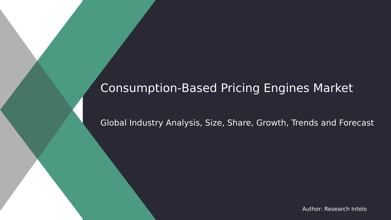 Consumption‑Based Pricing Engines Market Research Report 2033
