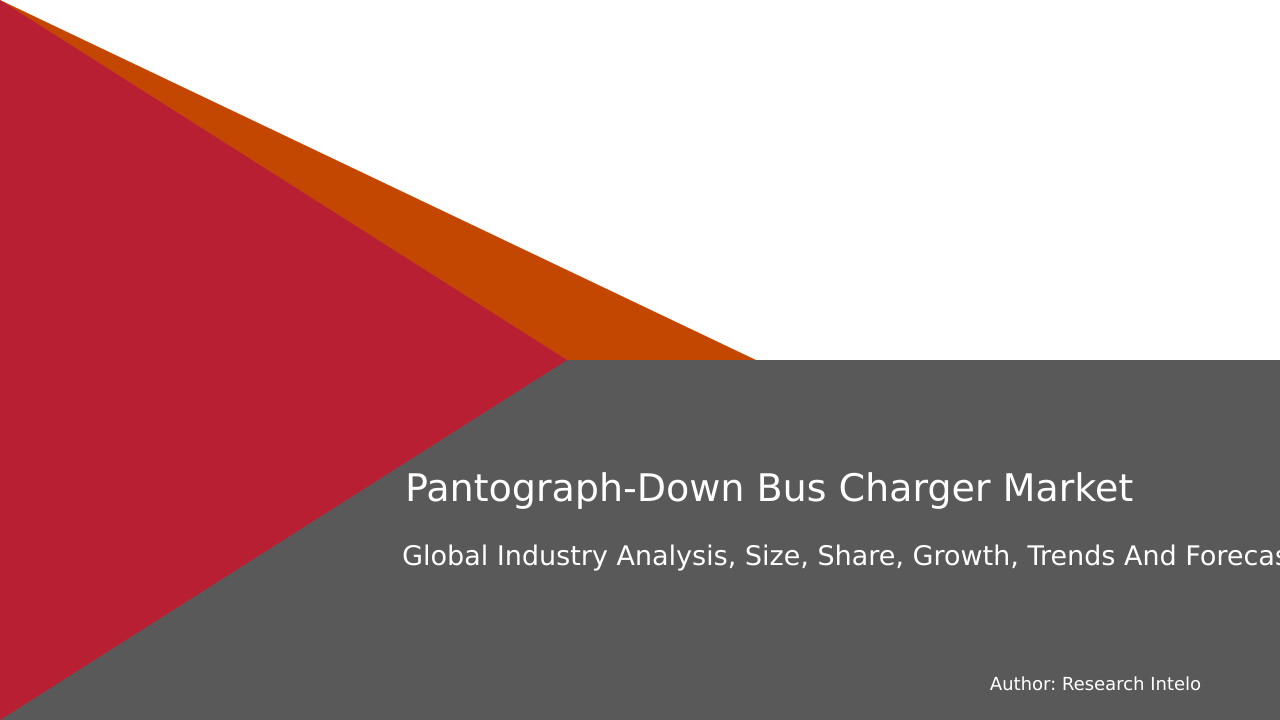 Pantograph Down Bus Charger Market Research Report 2033