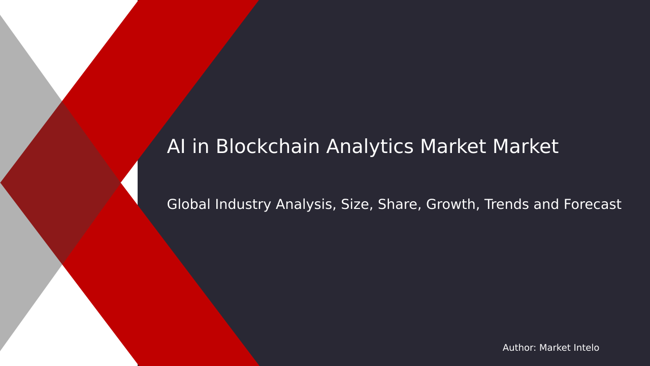 AI in Blockchain Analytics Market Research Report 2033