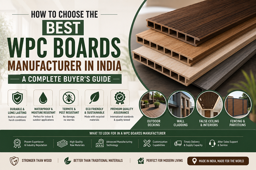 How to Choose the Best WPC Boards Manufacturer in India: A Complete Buyer’s Guide – Lirco